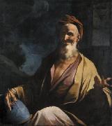 Giuseppe Antonio Petrini Laughing Democritus. France oil painting artist